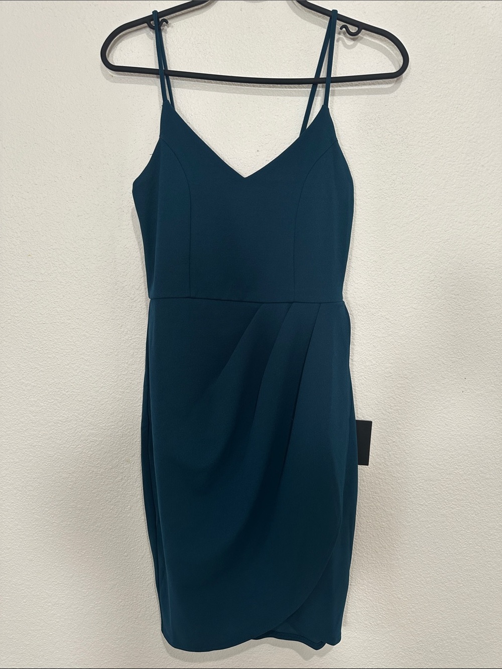 NWT! LULUS Deep Jewel Tone V-Neck Sheath Dress, size XS